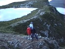 Near the top of Dun Caan, Isle of Raasay